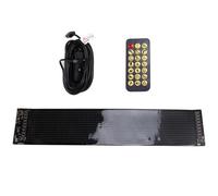 NONDK Panel de Luz LED con Matriz de Píxeles de 16 X 96 con USB para Coche y Camión, con Aplicación Bluetooth, Señal de Animación Programable para Coche