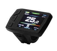 NONDK Pantalla Ebike para KT TF01U 24V 36V 48V Medidor LCD Colorido Inteligente Conector SM Impermeable Medidor de Bicicleta Eléctrica