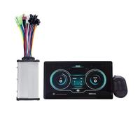 NONDK Pantalla LCD para Bicicleta Eléctrica H8 con Control Remoto, Proyección de Pantalla, Navegación, Cronómetro Digital, Velocímetro, Medidor de Velocidad B