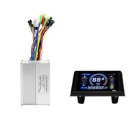 NONDK Pantalla LCD para Tablero de Bicicleta Eléctrica S966, Controlador de Sinusoidal SM5+2PIN+20A 36 V/48 V para Kit de Modificación de Bicicleta de Montaña