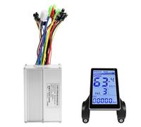 NONDK Pantalla LCD para Tablero de Instrumentos de Bicicleta Eléctrica M5 SM5PIN+20A 36V/48V Controlador de Sinusoidal para Kit de Modificación de Bicicleta de Montaña