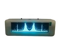 NONDK Pantalla OLED de 3,12 Pulgadas con Espectro Musical, Vehículo Controlado por Voz, HiFi Profesional, Color Azul.