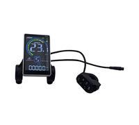 NONDK Pantalla para Bicicleta Eléctrica V680 DK86, Ordenador para Bicicleta Eléctrica, Velocímetro, Pantalla LCD para Bicicleta Eléctrica, Resistente Al Agua, 6 Pines