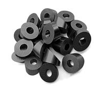 NONDK Paquete 20 Arandelas Angulares DiáMetro Interior de 1/4 Pulgadas para Postes Barandilla Cables, para Barandillas Cables Cubierta 1/8 Pulgadas, 5/32 Pulgadas y 3/16 Pulgadas ÁNgulo