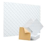 NONDK Paquete de 12 Paneles Acústicos con Autoadhesivos, Paneles de Espuma A Prueba de Sonido de 12x12x0,4 Pulgadas, Baldosas Absorbentes de Sonido para Blancas