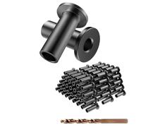 NONDK Paquete de 120 Fundas Protectoras de Acero Inoxidable Negras para Barandillas de Cables de Terraza de 1/8 de Pulgada, para Postes de Madera/Compuestos