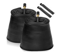 NONDK Paquete de 2 CáMaras de Bicicleta Fat 20X4.0 con VáLvula AV de 32 Mm, CáMaras de Bicicleta con 2 Palancas de NeumáTicos, para Bicicleta de Carretera/MontañA/E