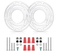 NONDK Paquete de 2 Soportes de Montaje para Lámparas, Placa de Montaje para Lámparas de Techo, Bloques de Montaje para Lámparas de Pared con Tornillos y Tuercas