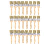 NONDK Paquete de 24 Pinceles y Pinceles para Astillas de 1,5 Pulgadas (35 Mm) para Manchas de Pintura Barnices Pegamentos y