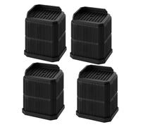 NONDK Paquete de 4 Bloques Elevadores de Inclinación Apilables para Cintas de Correr, Elevadores de para Nivelación y Entrenamiento en Pendiente, para Gimnasio y Hogar