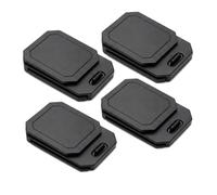 NONDK Paquete de 4 Clips para Almohadillas de Confort para Cinturones de Seguridad, Protector de Cuello y Hombros, Diseño Antideslizante con A Presión para Vehículos Universales