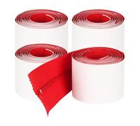 NONDK Paquete de 4 Cremalleras Antipolvo Resistentes para Láminas de Plástico - Cremallera Autoadhesiva Antipolvo para Puertas, 2,13 M X 7,6 cm