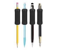 NONDK Paquete de 4 Empuñaduras de Lápiz con Peso, 1 Oz de Silicona, Ayudas para la Escritura A Mano para Niños y Adultos, Apoyo para la Escritura para la Disgrafía, Autismo