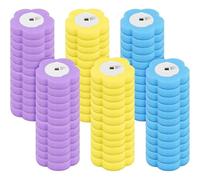 NONDK Paquete de 72 Recambios de Cepillo de Inodoro Desechables, Esponjas para Cepillos de Inodoro, Recambios de Limpiador para Cepillos de Baño, Limpieza del Hogar.