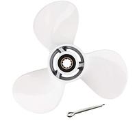 NONDK Para 20Hp 25Hp 9 7/8X10 1/2 Motor de de HéLice Fuera de 20 25 30 Tornillo 3 Cuchillas 10 EstríAs Pieza de Motor