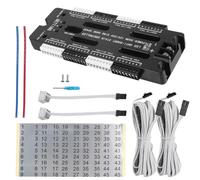 NONDK Para Escaleras Tira Flexible Sensor de Movimiento LED Interior 32 Canales Brillo Ajustable DC 12V 24V Controlador de Luz de Escalera