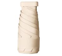 NONDK Paraguas de Viaje Plegable, Paraguas de Bolsillo Portátil de 6 Varillas, Resistente Al Viento y A la Lluvia, Adecuado para Uso Diario Amarillo