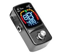 NONDK Pedal de Efecto de Guitarra Pedal de Afinador Pedal de Afinador con Pantalla de Color para Guitarra Eléctrica Pedal Cromático para Pedalera