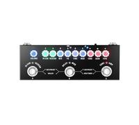 NONDK Pedal de Efectos Portátil Multifuncional para Guitarra Eléctrica con Reproducción Inalámbrica de Música.