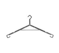 NONDK Perchero para Secar Ropa, Portátil, para Acampar Al Aire Libre, para Accesorios de Viaje, Color Negro