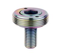 NONDK Pernos de Manivela de Bicicleta 8x15mm, Tornillos de Fijación para el Eje de Pedalier de Cuadrado, Pernos de Manivela de Aleación de Titanio, Duraderos.