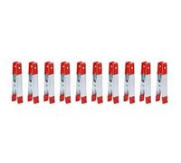 NONDK Pinzas de Resorte de Metal de Alta Resistencia Set de 10 Piezas de 6 Pulgadas Grandes Antideslizantes para Lonas, Trabajos en Madera y Manualidades.