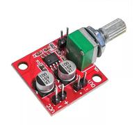 NONDK Placa Amplificadora de Micrófono Electret LM386 con Potenciómetro DC 4-12V Módulo de Preamplificador de Audio Mini Bajo Ruido Mic Amp