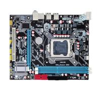 NONDK Placa Base de Computadora LGA1156 Memoria DDR3 Placa Base ATX 1600MHz 4 SATA USB2.0 de Doble Canal para I3 530/I5 750/660CPU