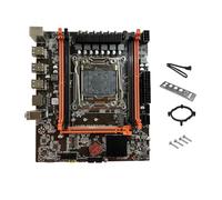 NONDK Placa Base de Escritorio X99E de Doble Canal Compatible con 4XDDR4 RECC RAM PCIE X16 NVMe Gigabit LAN Tarjeta Madre para Computadora