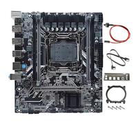 NONDK Placa Base X99 D4 Chip H81/B85 LGA 2011-.2 NVME Ethernet Gigabit Soporta 4X RAM DDR4 Placa Base de Escritorio X99H667