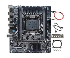 NONDK Placa Base X99 D4 Chip H81/B85 LGA 2011-.2 NVME Ethernet Gigabit Soporta 4X RAM DDR4 Placa Base de Escritorio X99H667