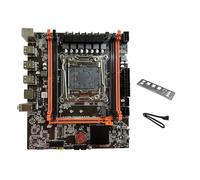 NONDK Placa Base X99E de Doble Canal Compatible con 4XDDR4 RECC RAM PCIE X16 NVMe Gigabit LAN Tarjeta Madre para Computadora de Escritorio