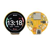 NONDK Placa de Desarrollo -C3 WiFi BT con Pantalla Circular TFT de 1,28 Pulgadas y Módulo -C3-MINI-1U Integrado, 160 MHz, RISC-V, 32 bits