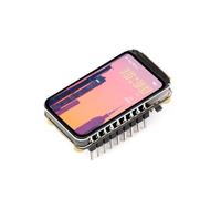 NONDK Placa de Desarrollo - con Pantalla LCD Táctil de 1,47 Pulgadas, WiFi/LVGL/HMI, Puerto SD Integrado, Cabezal de Soldadura LED RGB.