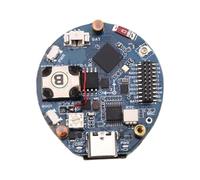 NONDK Placa de Desarrollo XiaoZhi AI Voice Chat, Pantalla LCD Redonda de 1,46 Pulgadas, QMI8658/SD/MP3, Puerto de Audio/Batería, LVGL, A