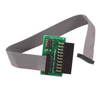 NONDK Placa de Interfaz Redonda de Cable JTAG (2X10 2,54 Mm) a SWD (2X10 1,27)