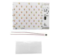 NONDK Placa de Lámpara Solar de Llama de 3,7 V, 3 Modos, 51 LED, Placa de Circuito de Luz de Llama, Alimentada por Batería, Placa de Lámpara de Vela Solar, Lámpara DIY