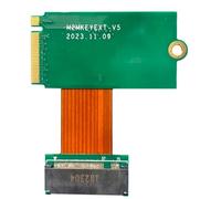 NONDK Placa de Modificación M.2 2242 A 2280 Compatible con Tarjeta de Memoria SSD NVME Go 4T 8T 2242 A 2280.