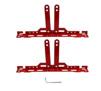 NONDK Placas de Alineación de Ruedas para Automóvil, Nivelador de Ruedas Automotriz Ajustable, Herramienta de Balanceo de Ruedas Roja.