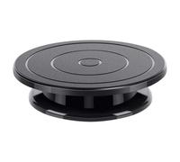 NONDK Plataforma Giratoria de 11 Pulgadas para Esculpir Pasteles, Mesa Giratoria para Pintar en Color Negro