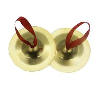 NONDK Platillos para Dedos Danza del Vientre Baile con los Dedos Zills para Dedos Instrumento Musical para Bailarinas Fiesta Par Dorado