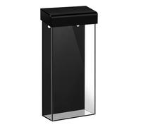 NONDK Portafolletos para Exteriores, de 4 X 9 Pulgadas, Impermeable, para Montaje en Pared, con Tapa, Acrílico Transparente, para Menú de Folletos.