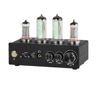 NONDK Preamplificador de Fono T9 Mini 6E2 mm/para Tocadiscos, Preamplificador de Audio Estéreo de Alta Fidelidad, Tubo de Vacío, Amplificador de Auriculares de Escritorio