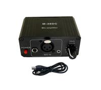 NONDK Preamplificador de Micrófono Portátil de Alta Ganancia con Alimentación Phantom de 48 V y Salida XLR para Micrófonos Dinámicos y de Condensador