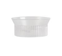 NONDK Prensador de Café para Cafetera Moka, Anillo Dosificador de Polvo Giratorio, Nivelador de Café para 150 Ml, Transparente.