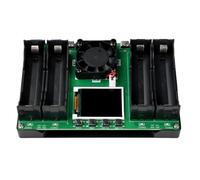 NONDK Probador de Capacidad de Batería de 4 Canales con Pantalla LCD y Resistencia Interna de 18650 MAh.
