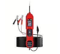 NONDK Probador de Circuitos de Potencia, Comprobador de Fusibles y Voltaje Eléctrico para Automóviles de 6V-24V CC con Luz de Prueba LED, Pantalla LCD HD