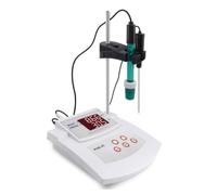 NONDK Probador de PH/Temperatura 2 en 1, Analizador de Calidad, Calibración Automática de Escritorio, Medidor de Acidez, Laboratorio, Acuario, Piscina, Enchufe de la UE