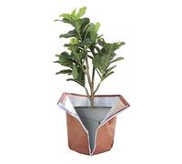 NONDK Protector de Maceta Plantas Invierno 40 X 40 cm, Protector Térmico para Macetas para Plantas con Cremallera y Cordón de Protección para Plantas