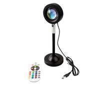 NONDK Proyector de Luz de Atardecer con Control Remoto Luz LED RGB Cambiando de Color Accesorio para Fotografía en el Dormitorio
